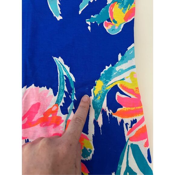 Lilly Pulitzer Blue Currant Marlowe Lil Olive Dress XXS - Picture 6 of 6